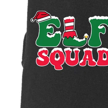 Cute Funny Elf Squad Christmas Seasonal Doggie 3-End Fleece Hoodie