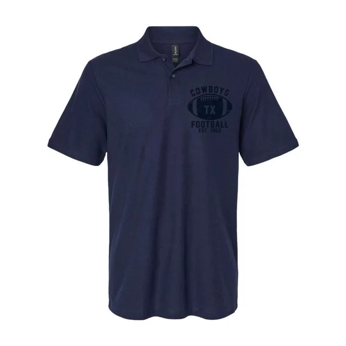 Cowboys Football Est 1960 Softstyle Adult Sport Polo