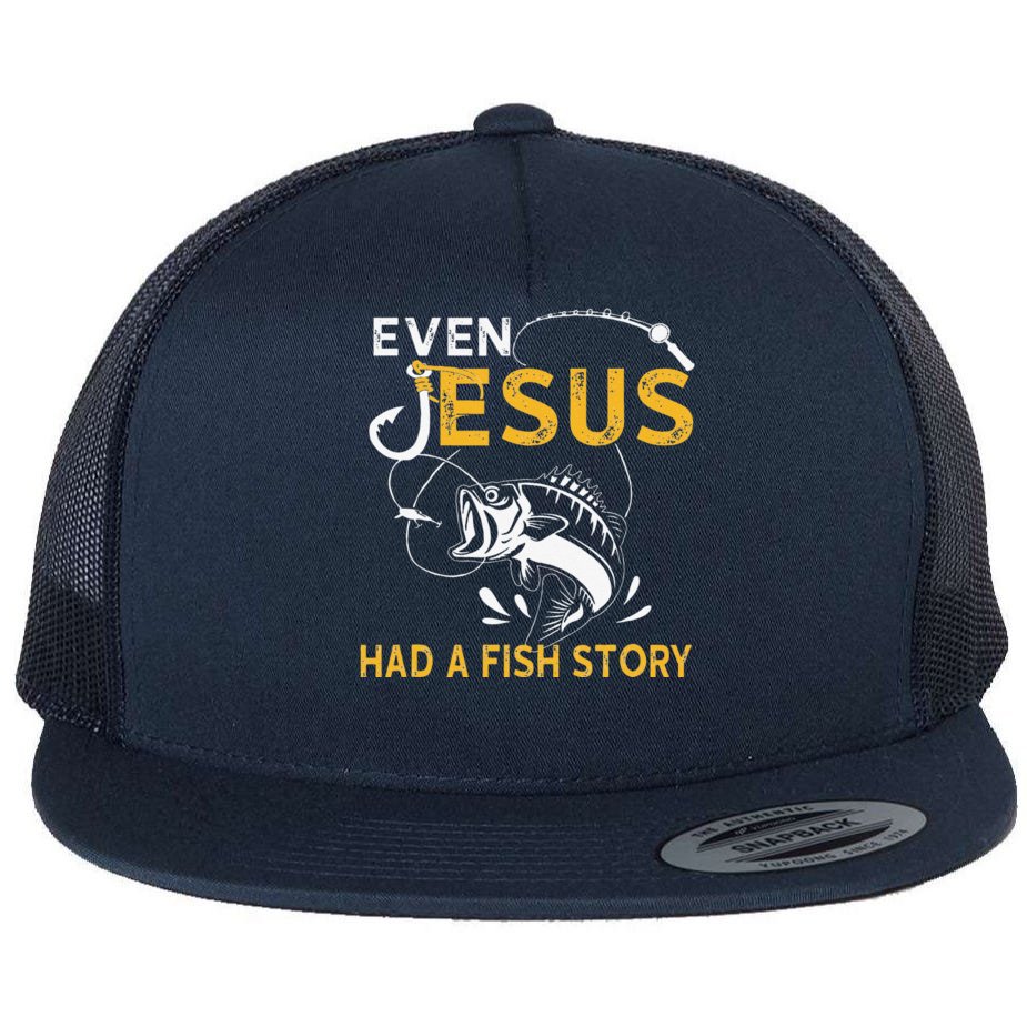Funny Fishing Even Jesus Had A Fish Story' Bucket Hat