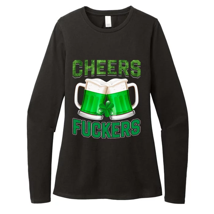 Cheer Fuckers Funny Irish Drinking Womens CVC Long Sleeve Shirt