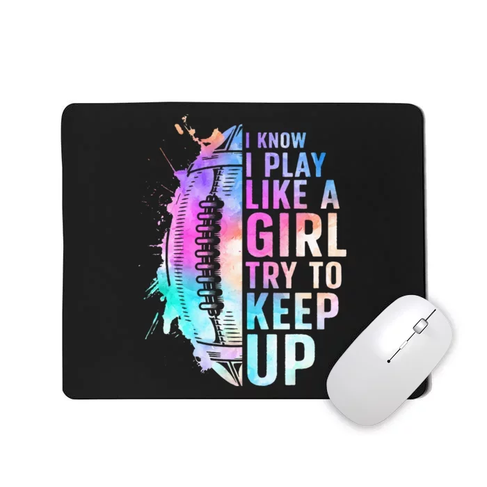 Cool Football For Girls Football Player Coach Sports Mousepad