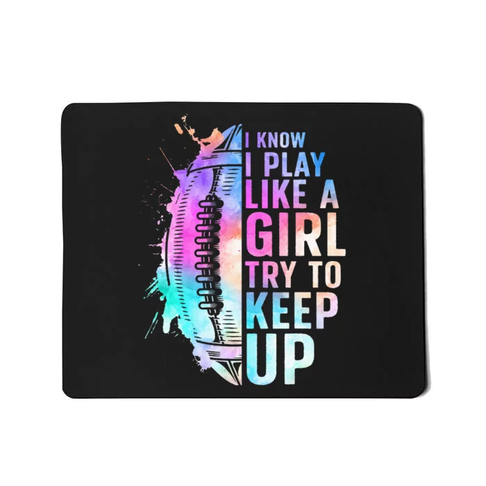 Cool Football For Girls Football Player Coach Sports Mousepad