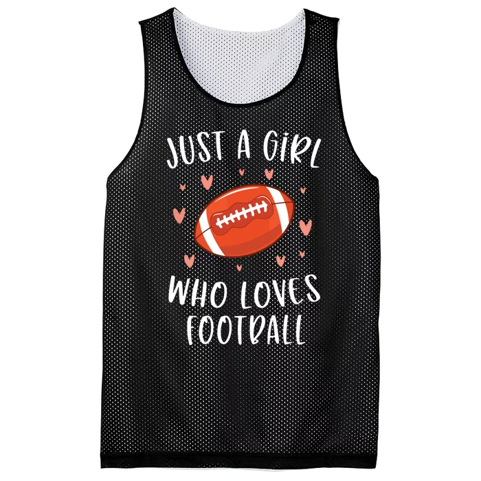 Cute Football For Just A Who Loves Football Mesh Reversible Basketball Jersey Tank