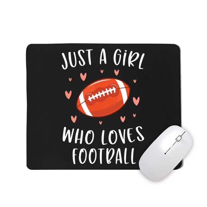 Cute Football For Just A Who Loves Football Mousepad