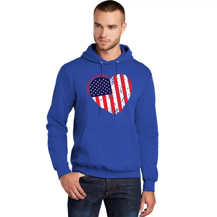 Cupids Favorite Firefighter Valentine Heart Firefighter Job Gift Hoodie