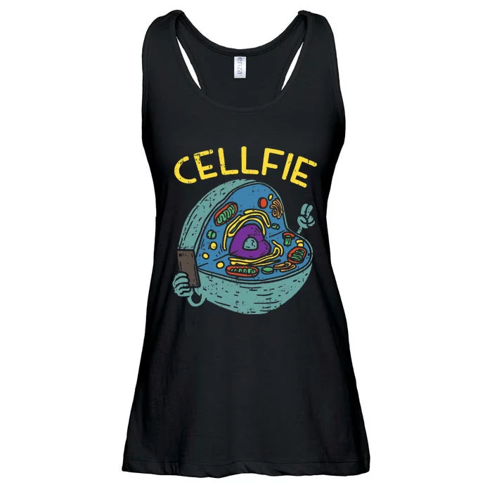 Cell Fie Funny Science Biology Teacher Ladies Essential Flowy Tank