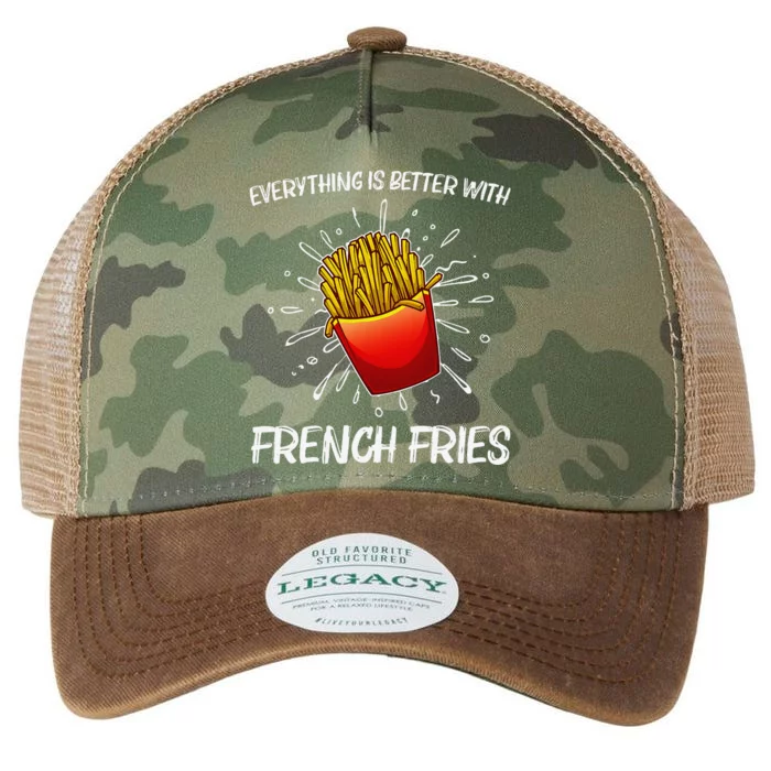 Cool Fries For French Fry Lover Fast Food Lovers Legacy Tie Dye Trucker Hat