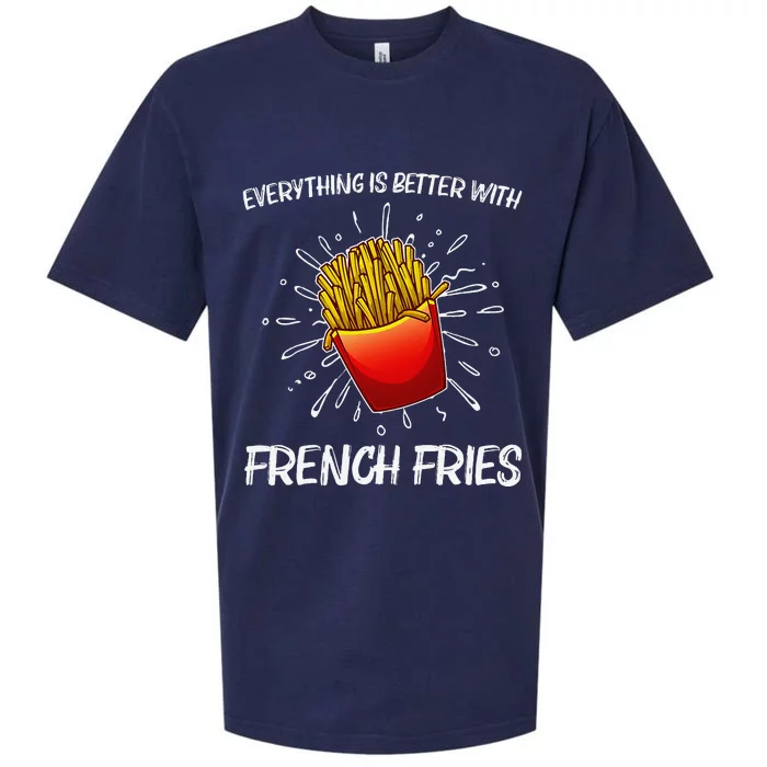 Cool Fries For French Fry Lover Fast Food Lovers Sueded Cloud Jersey T-Shirt