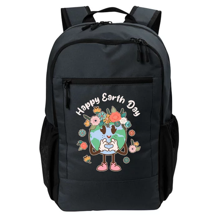 Cute Flower Floral Happy Earth Day Daily Commute Backpack