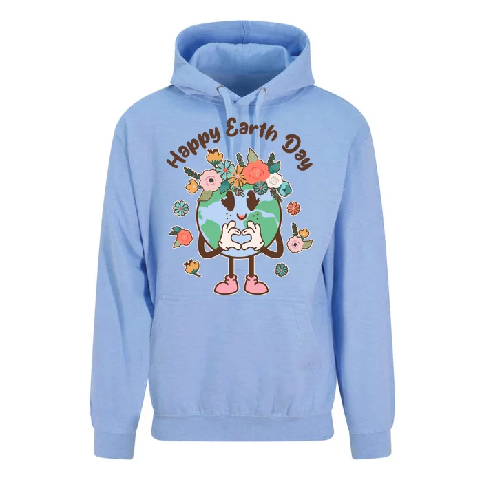 Cute Flower Floral Happy Earth Day Unisex Surf Hoodie