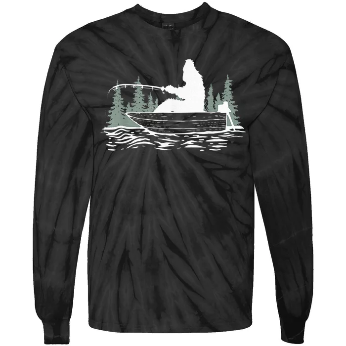 Cool Fishing Fisher M.E.N Tie-Dye Long Sleeve Shirt