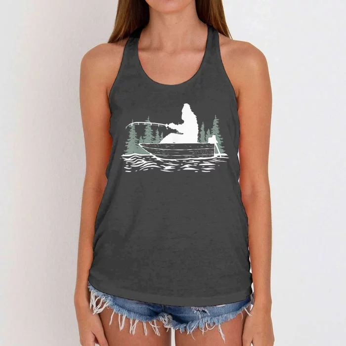 Cool Fishing Fisher M.E.N Women's Knotted Racerback Tank