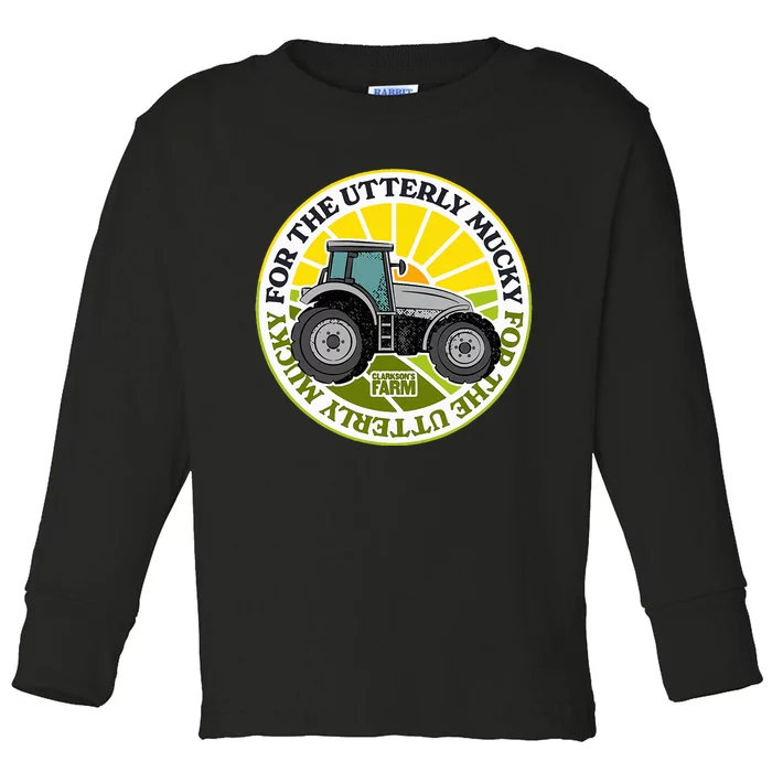 ClarksonS Farm For The Utterly Mucky Toddler Long Sleeve Shirt