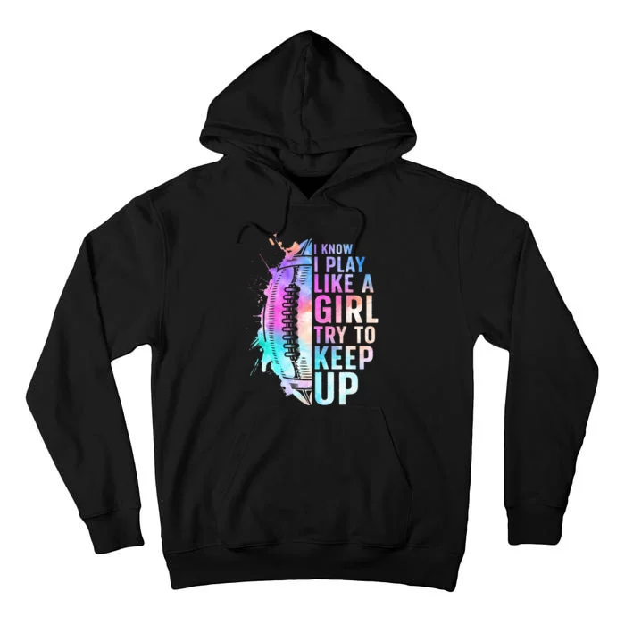 Cool Football For Football Player Coach Sports Tall Hoodie