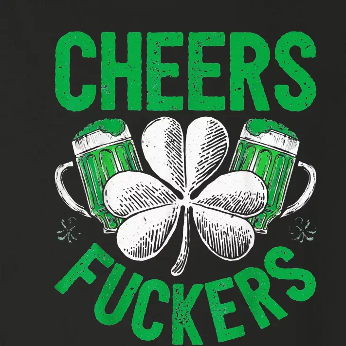 Cheers Fuckers Funny StPatricks Day Irish Drinking Toddler Long Sleeve Shirt