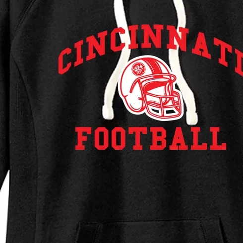 Cincinnati Football Fans Women's Fleece Hoodie