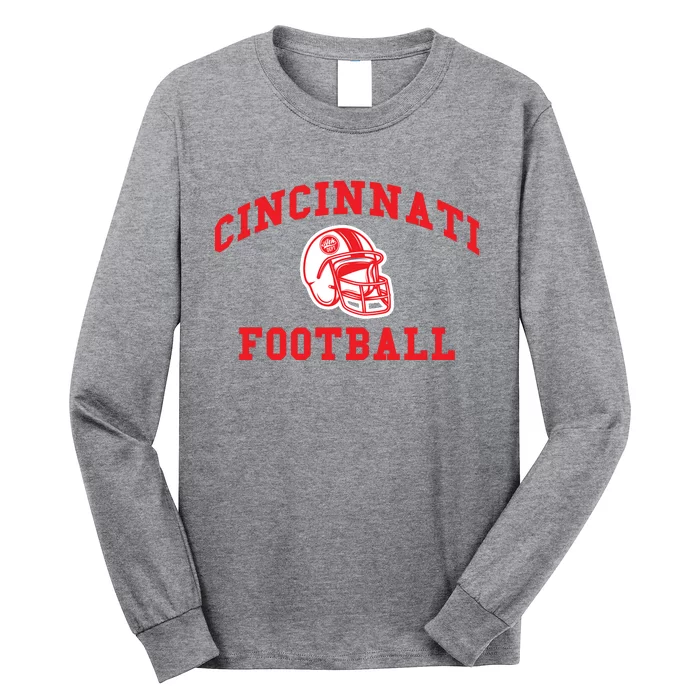 Cincinnati Football Fans Long Sleeve Shirt