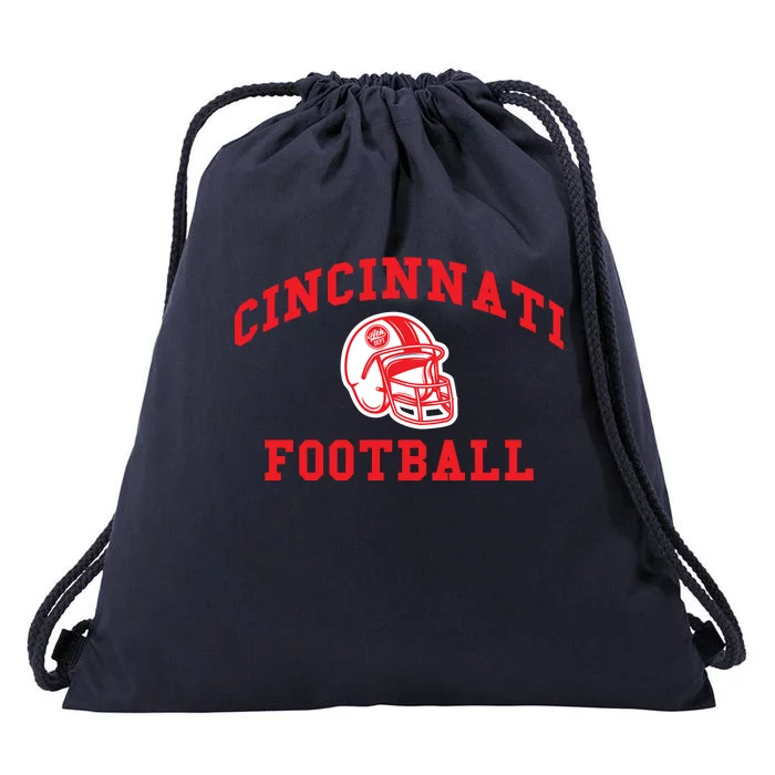 Cincinnati Football Fans Drawstring Bag