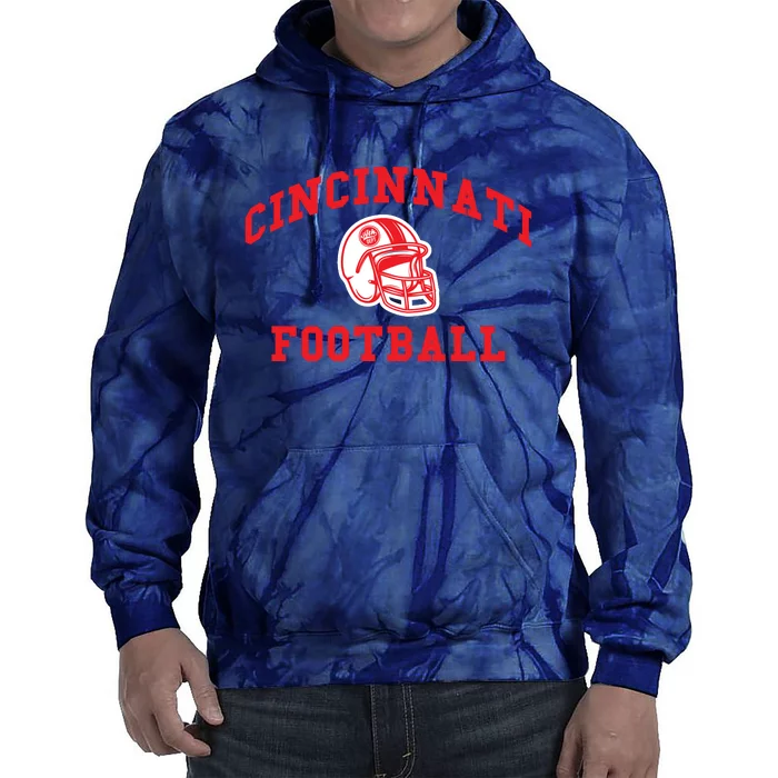 Cincinnati Football Fans Tie Dye Hoodie