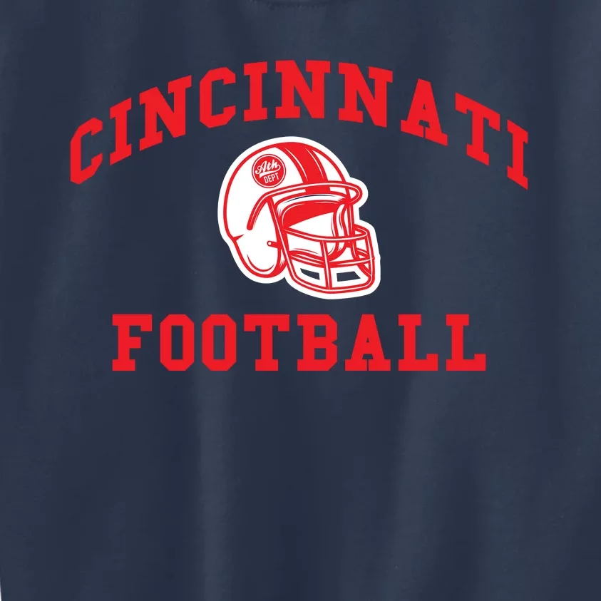 Cincinnati Football Fans Kids Sweatshirt