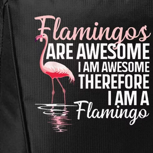 Cool Flamingo For Men Women Pink Flamingos Flock Bird Lovers City Backpack