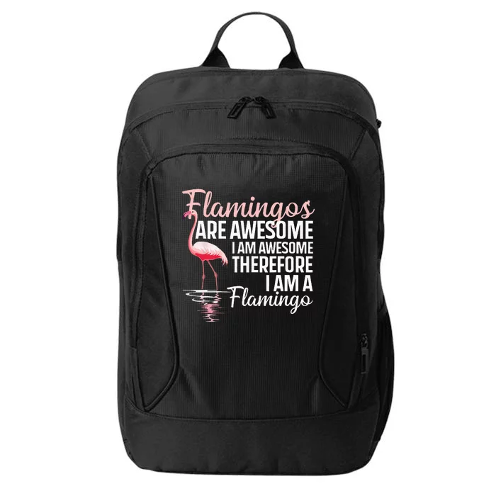 Cool Flamingo For Men Women Pink Flamingos Flock Bird Lovers City Backpack