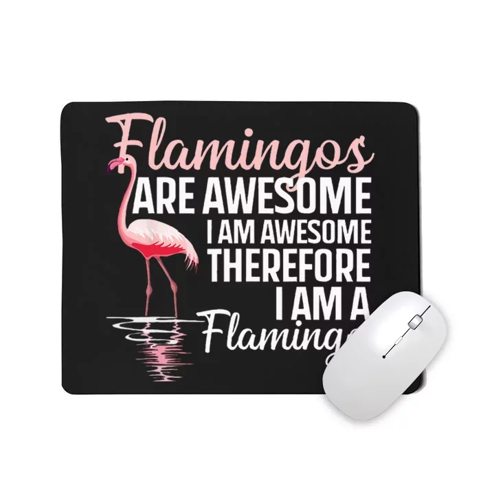 Cool Flamingo For Men Women Pink Flamingos Flock Bird Lovers Mousepad