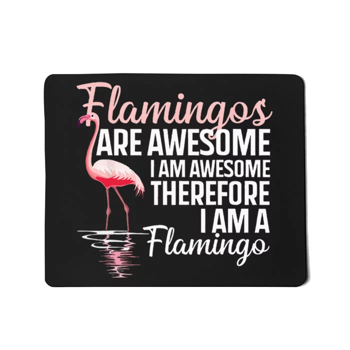 Cool Flamingo For Men Women Pink Flamingos Flock Bird Lovers Mousepad