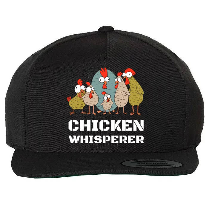 Chickens: For Farmers Chicken Keepers And Chicken Whisperer Cute Gift Wool Snapback Cap