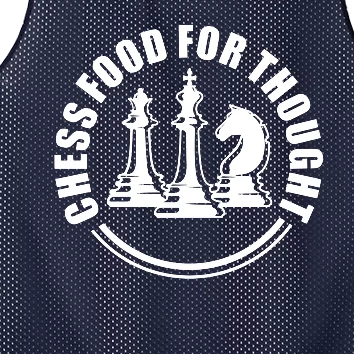 Chess Food For Thought Mesh Reversible Basketball Jersey Tank