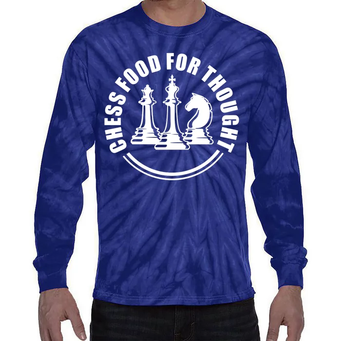 Chess Food For Thought Tie-Dye Long Sleeve Shirt