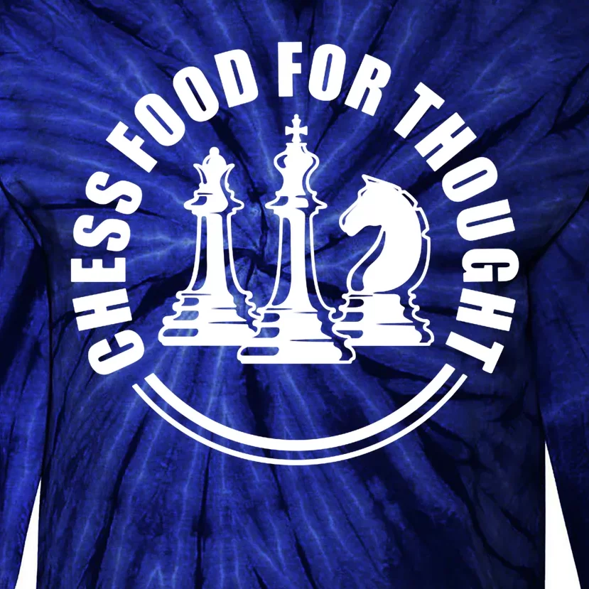 Chess Food For Thought Tie-Dye Long Sleeve Shirt