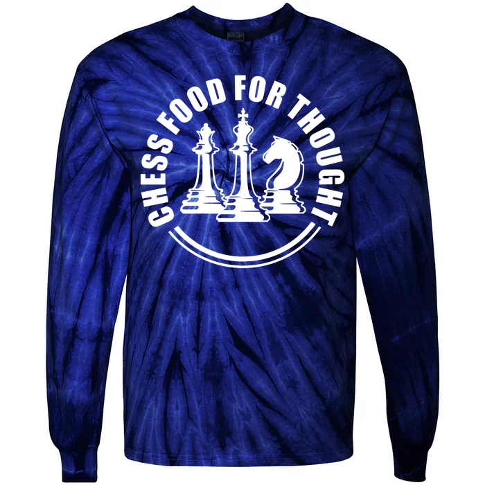 Chess Food For Thought Tie-Dye Long Sleeve Shirt