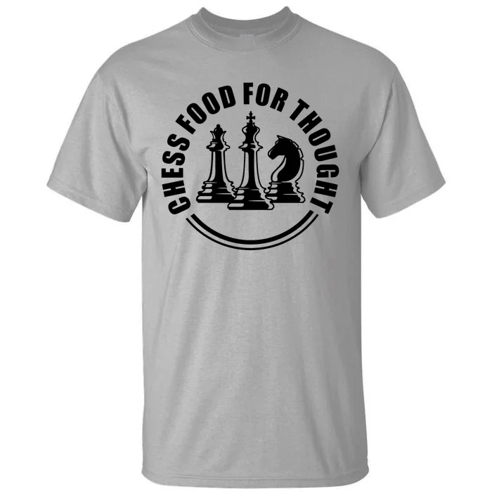 Chess Food For Thought Tall T-Shirt