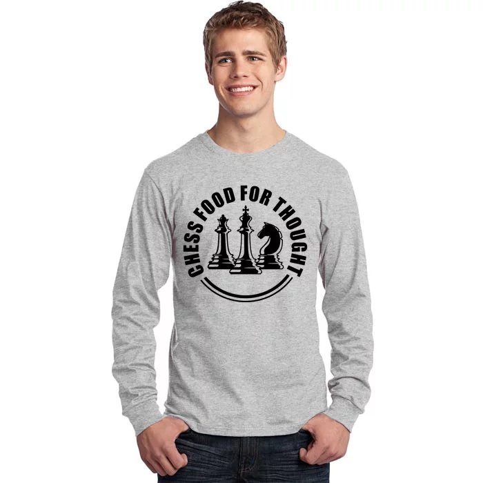 Chess Food For Thought Tall Long Sleeve T-Shirt