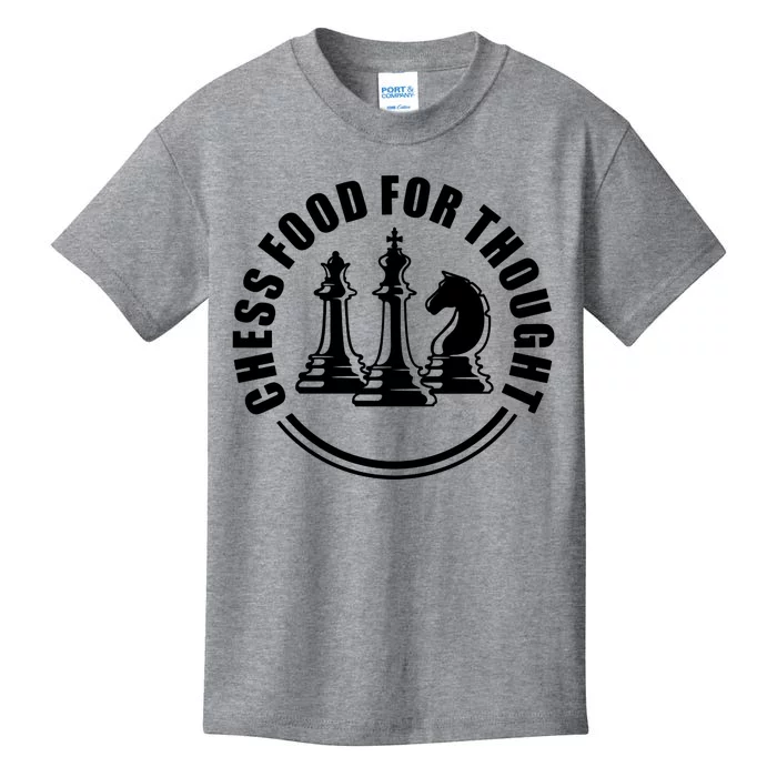 Chess Food For Thought Kids T-Shirt