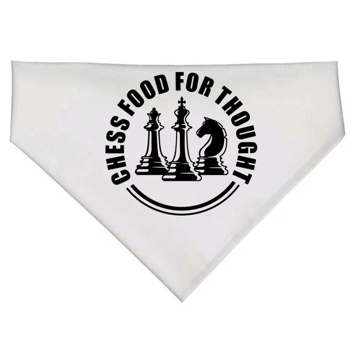 Chess Food For Thought USA-Made Doggie Bandana