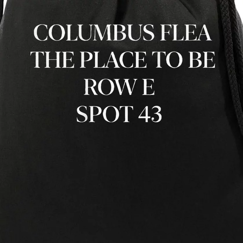 Columbus Farmers Flea Market Drawstring Bag