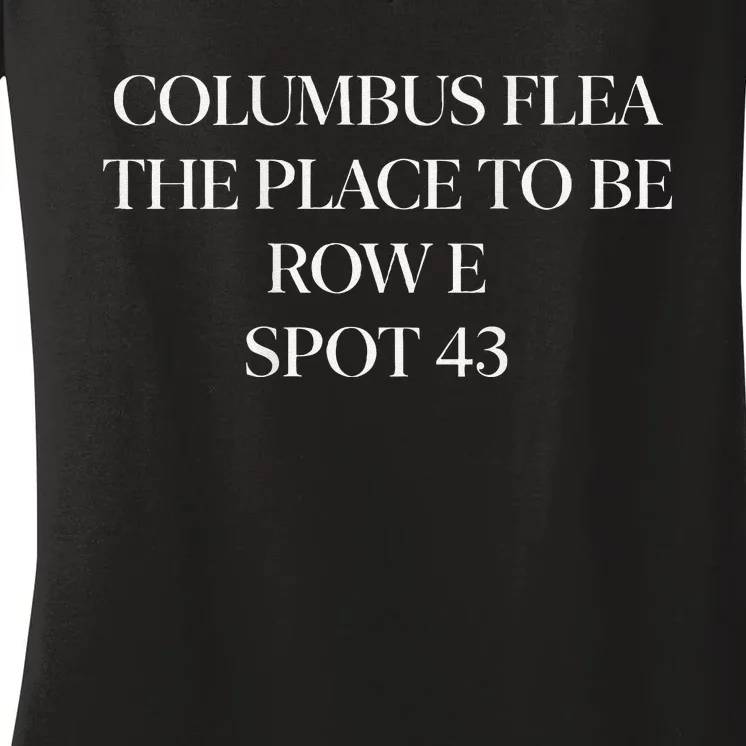 Columbus Farmers Flea Market Women's V-Neck T-Shirt