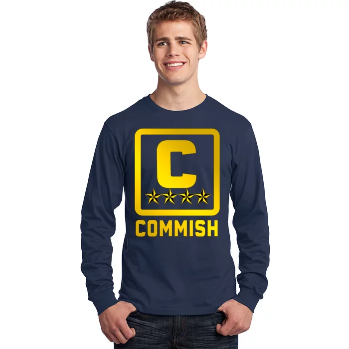 Commissioner Funny Fantasy Football Commish Long Sleeve Shirt