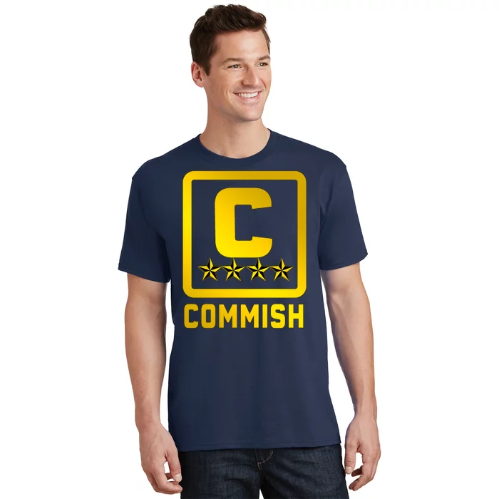 : Fantasy Football Commish Commissioner Shirt Blue T-Shirt :  Clothing, Shoes & Jewelry