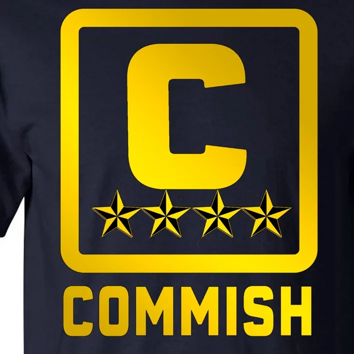 Commissioner Funny Fantasy Football Commish Tall T-Shirt