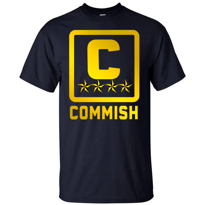 Commissioner Funny Fantasy Football Commish Tall T-Shirt