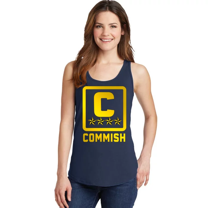 Commissioner Funny Fantasy Football Commish Ladies Essential Tank