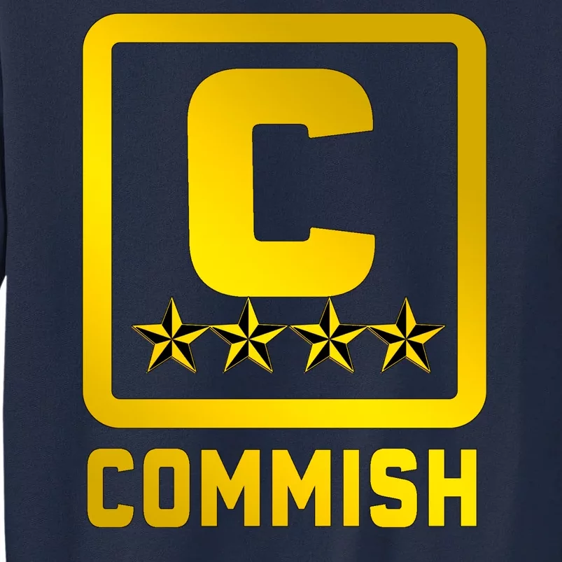 Commissioner Funny Fantasy Football Commish Tall Sweatshirt