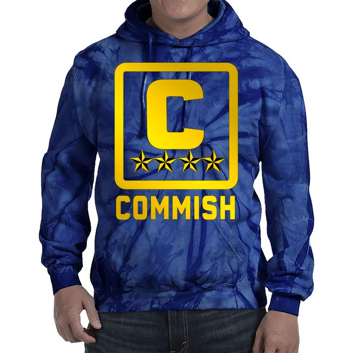 Commissioner Funny Fantasy Football Commish Tie Dye Hoodie