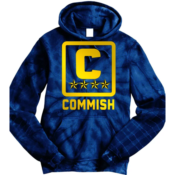 Commissioner Funny Fantasy Football Commish Tie Dye Hoodie