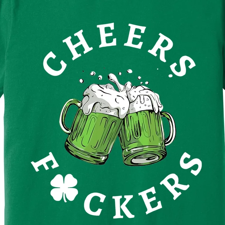 Cheers Feckers Friends Beer Lover Premium T-Shirt