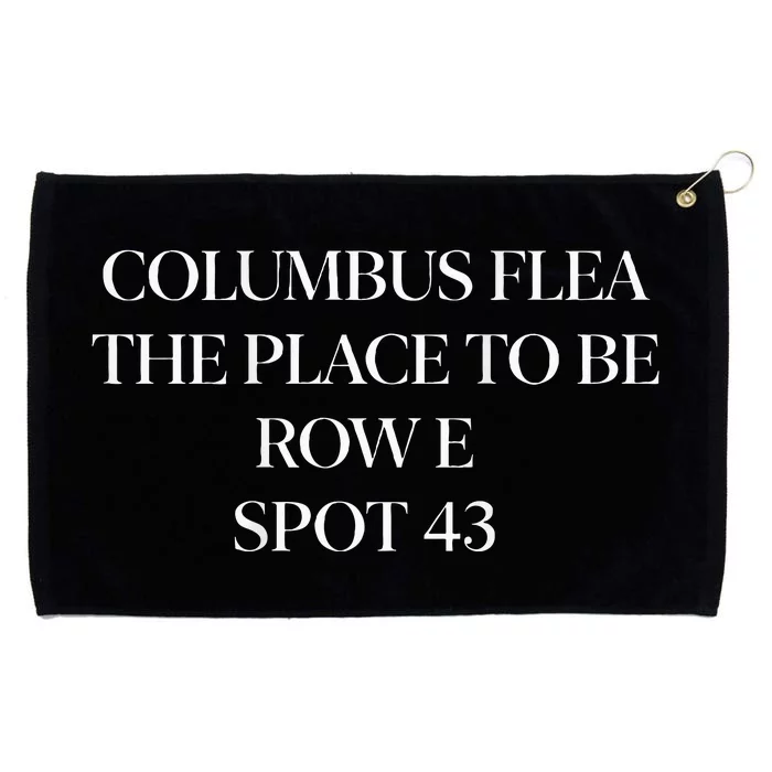 Columbus Farmers Flea Market Grommeted Golf Towel