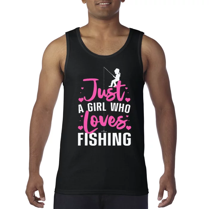 Cute Fishing For Fisher Fisherman Bass Fish Tank Top